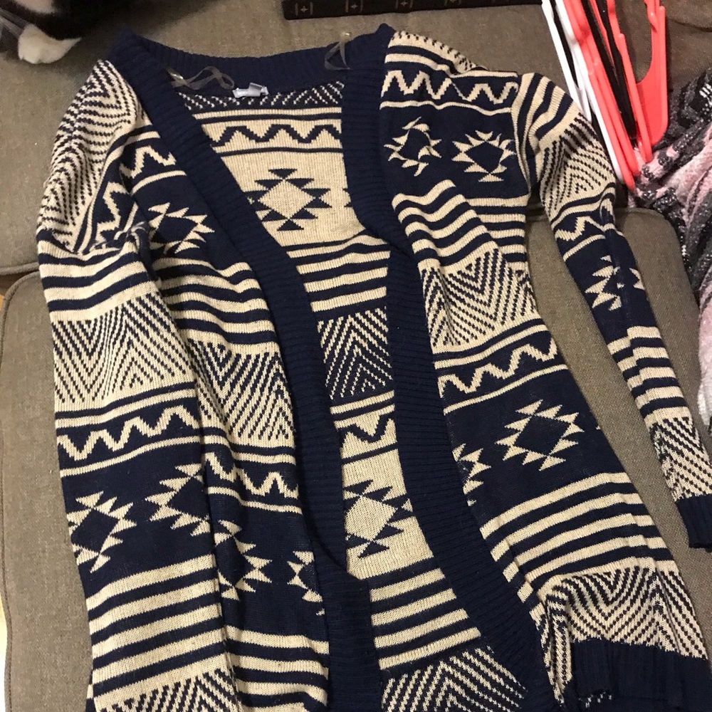 Printed Cardigan